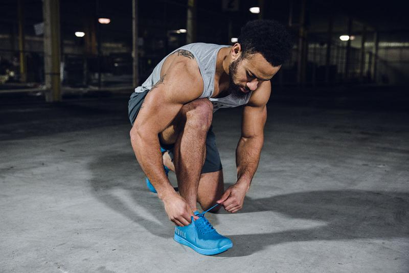 Men's Nobull Bright Blue Trainers Blue | SG E2205B